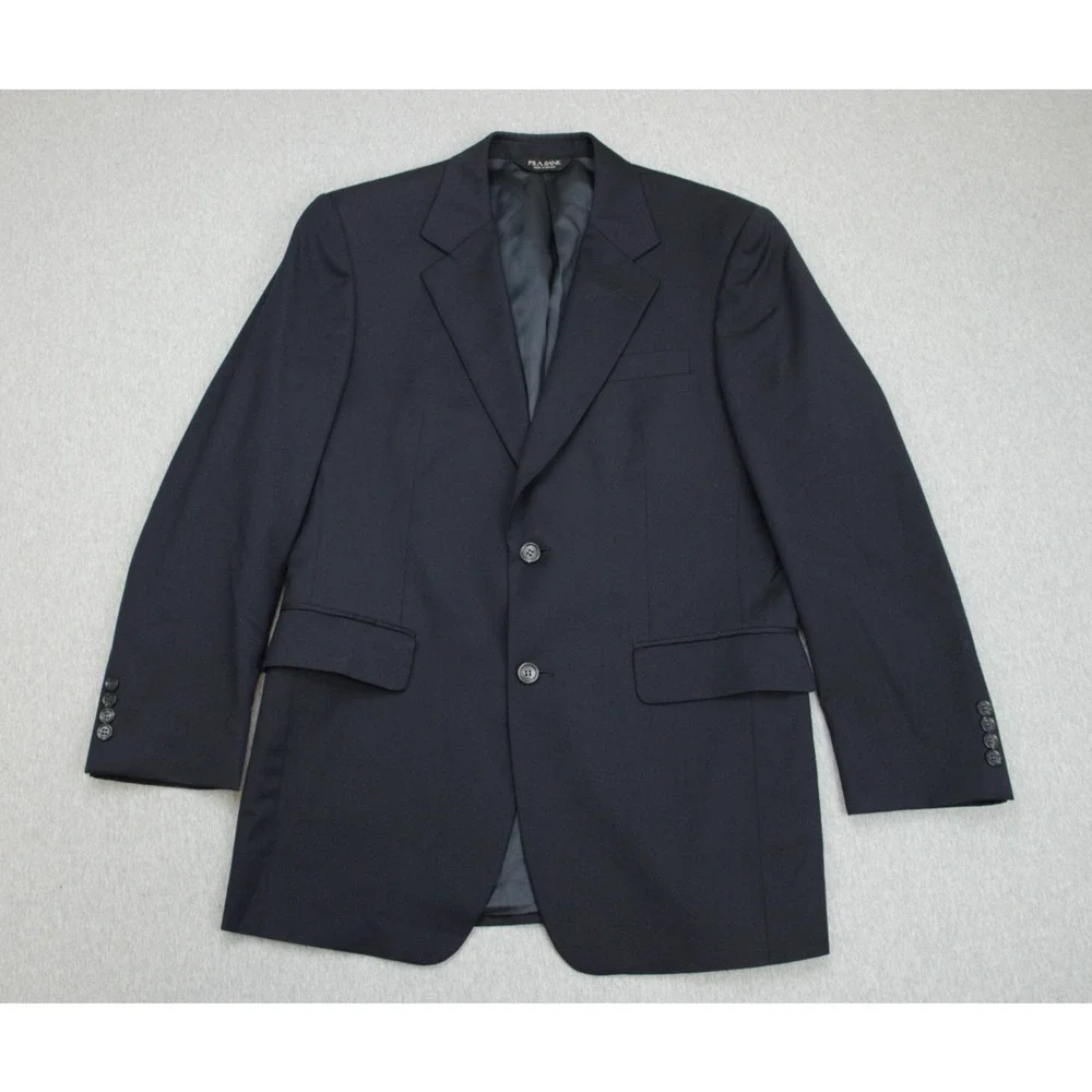 Jos A Bank Blazer Mens 38R Navy Blue 100% Wool Signature‎ 2 Buttons